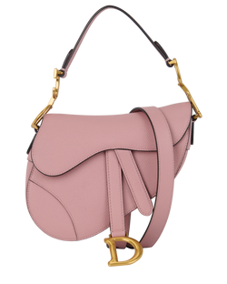 Mini Saddle Bag,Leather, Pink, 19-MA-0262, S/B, 3*
